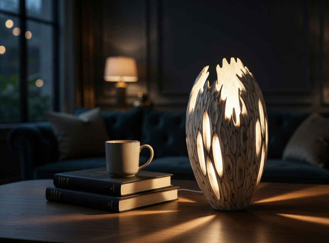 Antique Polyresin Home Decorative Luxury Table Desk Modern Lamp