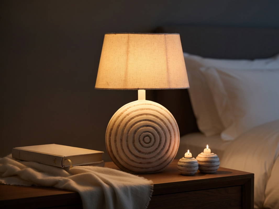 Bohemian, coastal, and Modern organic aesthetic lamp shade