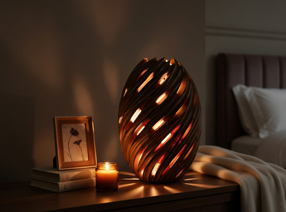 Contemporary sculptural Home Decorative Luxury Table Desk Modern Lamp