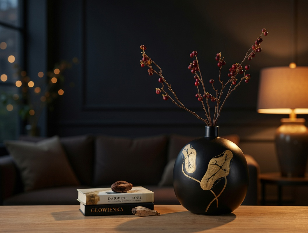 Decorative vase with an artistic and Modern organic design,vase