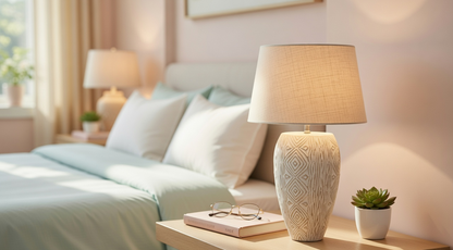 Bohemian, tribal, and Rustic-inspired aesthetic, Lamp
