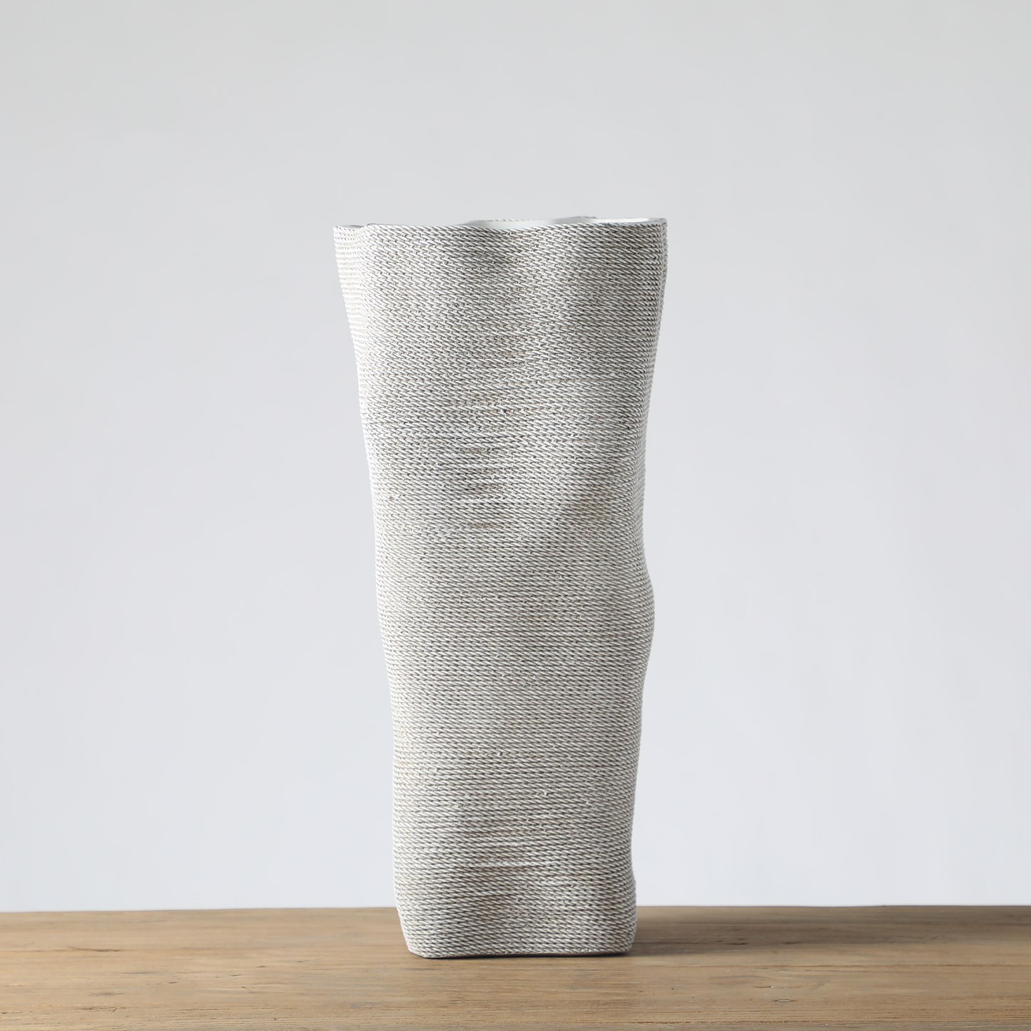 Minimalist, organic Modern, and Rustic-inspired, Handcrafted, Textured Base