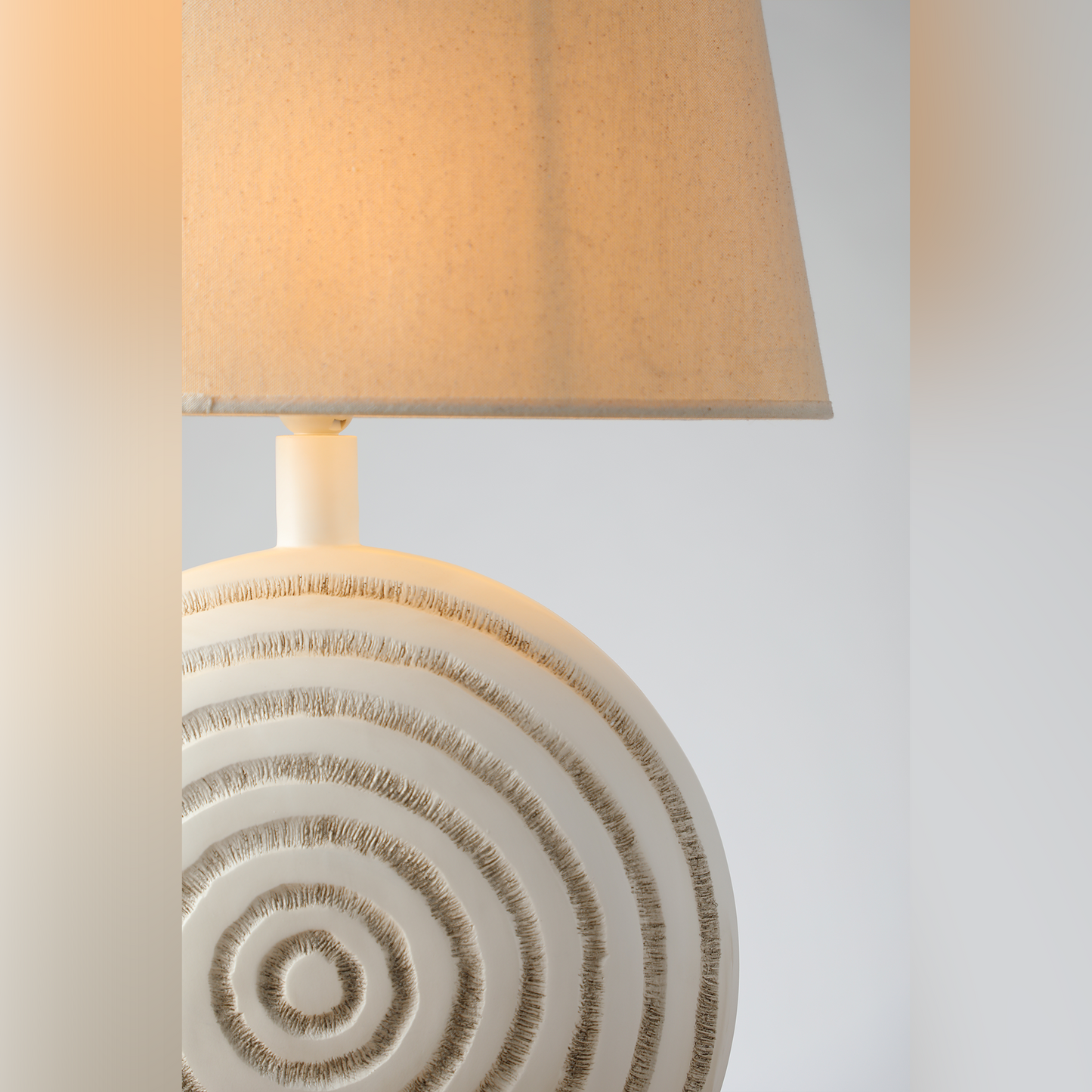 Bohemian, coastal, and Modern organic aesthetic lamp shade