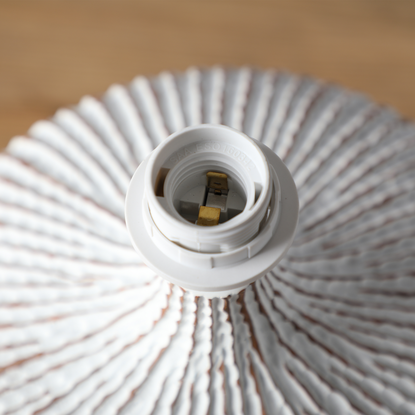 Modern, minimalist, and slightly Rustic style lamp