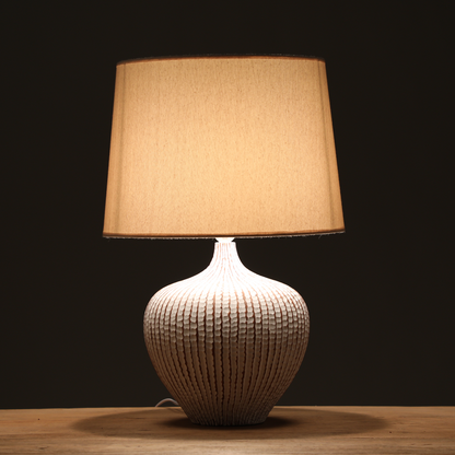 Modern, minimalist, and slightly Rustic style lamp