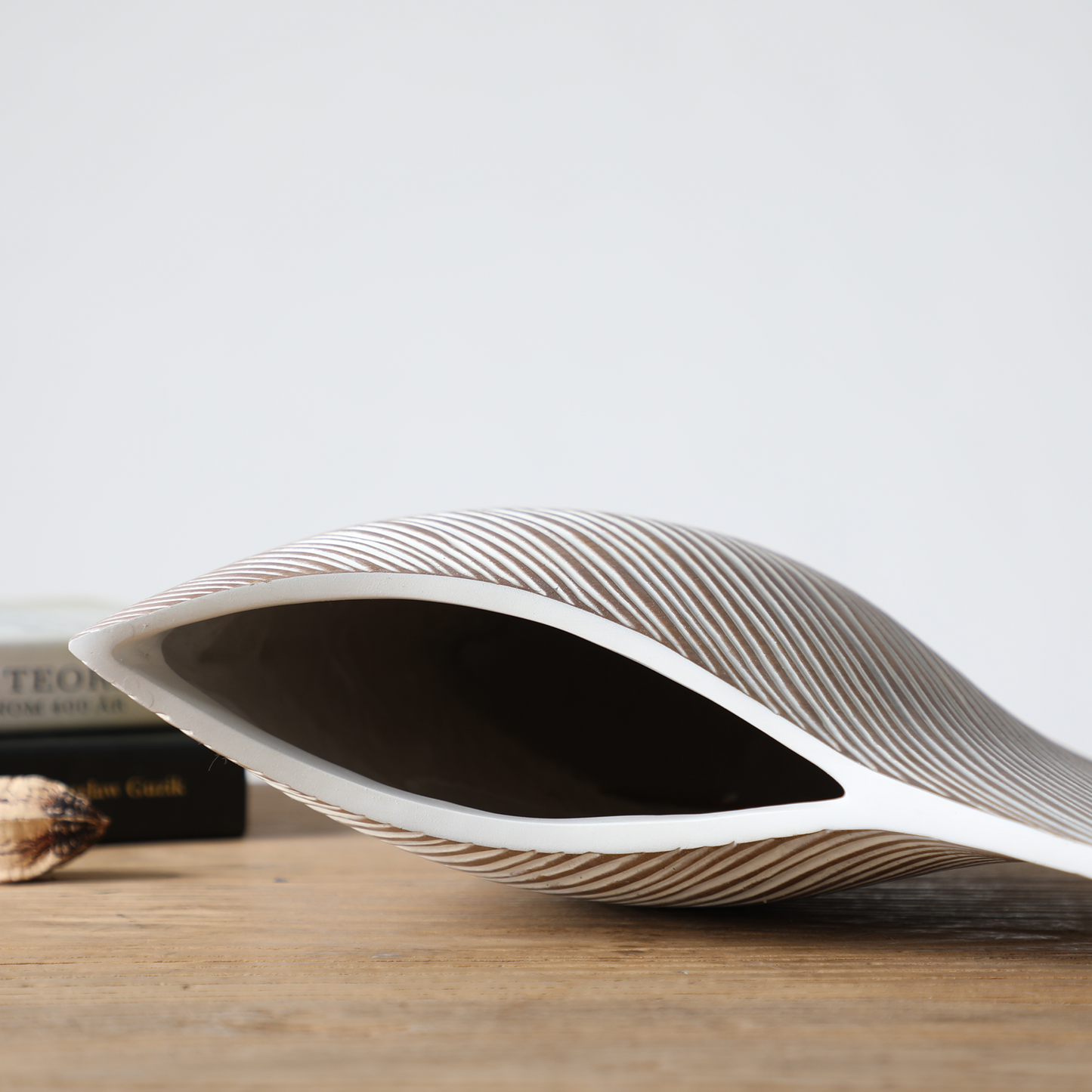 Modern organic, wabi-sabi, and minimalist contemporary, Sculptural, Asymmetrical Form, vase