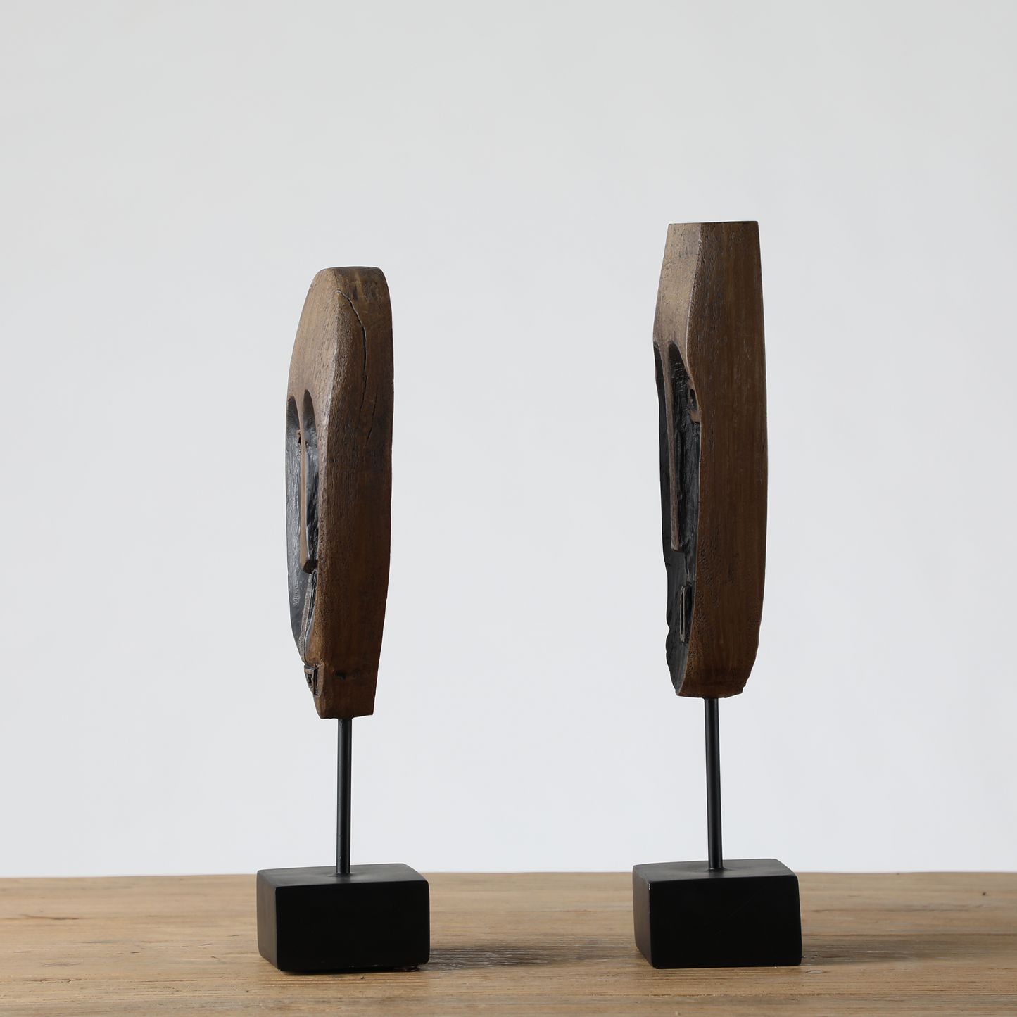 Tribal, artisanal, and Modern ethnic-inspired,Hand-Carved, Tribal Mask Design, sculpture