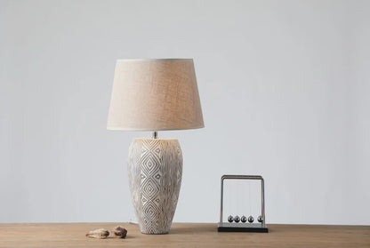 Bohemian, tribal, and Rustic-inspired aesthetic, Lamp