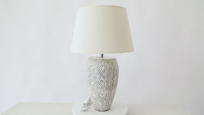 Bohemian, tribal, and Rustic-inspired aesthetic, Lamp