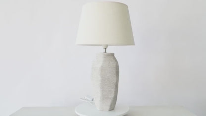 Excellent innovative table lamp with textured shade for bedroom, Bedside & Living room décor