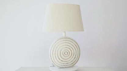Bohemian, coastal, and Modern organic aesthetic lamp shade