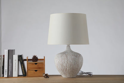Modern, minimalist, and slightly Rustic style lamp