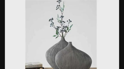 Modern organic, minimalist, and wabi-sabi-inspired, Sleek, Sculptural Forms, vase