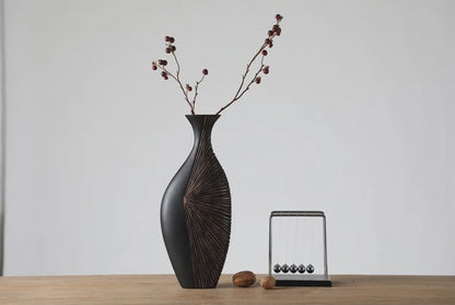 Modern tribal, sculptural, and contemporary luxury,Asymmetrical, vase